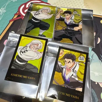 귀멸의 칼날 아크릴 카드 스티커 세트 시나즈가와 사네미 히메지마 교메이