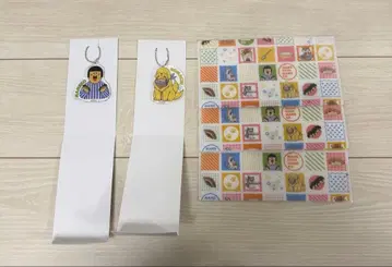 마메키치마메코 니트의 일상 아크릴 키링 멀티 파일 스티커 세트