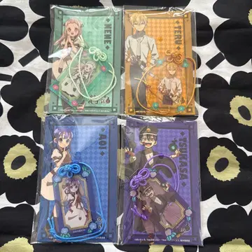 하나코군 부적 아크릴 키링 4개 세트