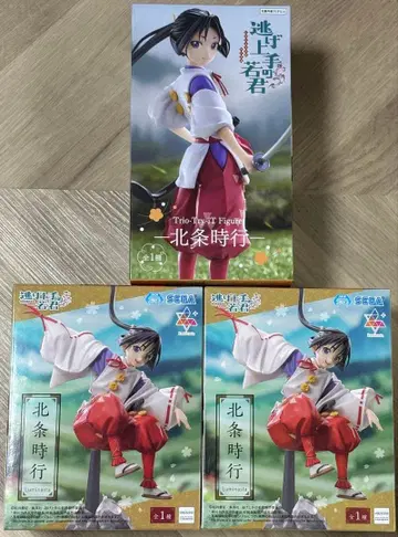 도망치는 재능의 젊은 군주 호조 토키유키 피규어 3개 세트