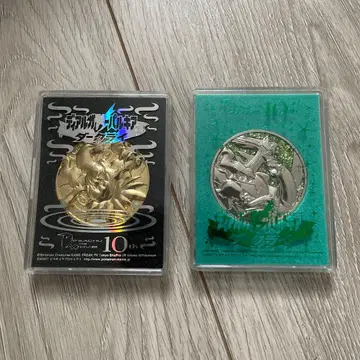 포켓몬 영화 10주년 기념 특별 메달 디아루가 vs 펄기아 다크라이