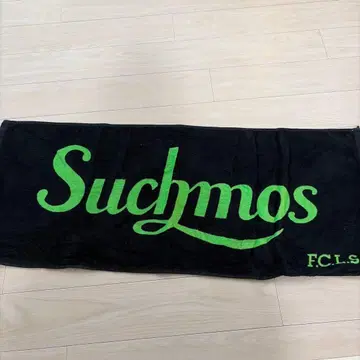 Suchmos 로고 타월 블랙 그린