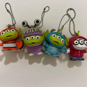 4체 세트 코스튬 에이리언 플라플라 마스코트 토이스토리