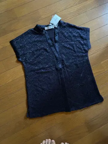 레이스 네이비 차이나 새틴 고급 고품질 돈두르 아이크로스