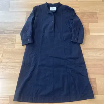 MHL 네이비 롱 원피스 긴팔