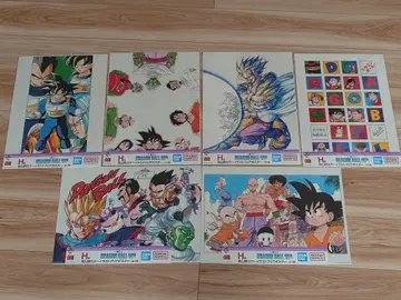 제일복권 드래곤볼 DRAGONBALL 40th H상 클리어 포스터 6종