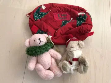 핑크하우스, 원더풀 월드 크리스마스, 겨울 곰돌이 코사지 3개