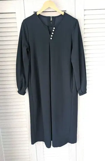 렙심 락에 펄 장식 원피스 마터니티 세레모니