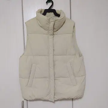 디스코트 충전솜 베스트 아이보리