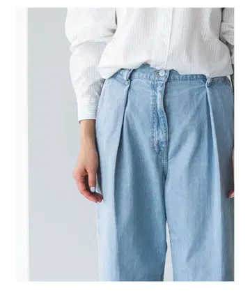 TICCA / 티카 / 턱 와이드 데님 북유럽 생활 잡화점