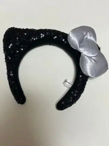 헬로키티 머리띠 블랙