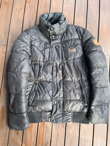 지스타 로우 다운 자켓 짧은 기장 00s opium 패션