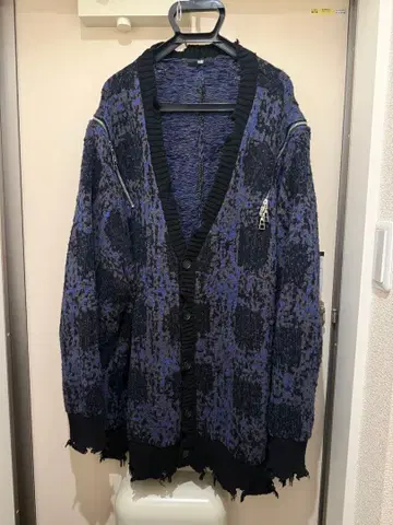 HARE BIG 데미지 ZIP 가디건