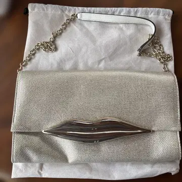 DVF 립 디자인 클러치백 숄더 포함