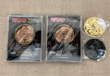 근육맨 메달 컬렉션 플라티나 메달 정크맨 x 2 덤 포함