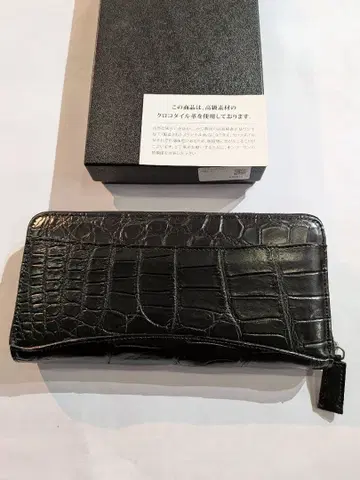 천연 가죽 크로커다일 지갑 월렛 크로코 가죽 장지갑 라운드 지갑