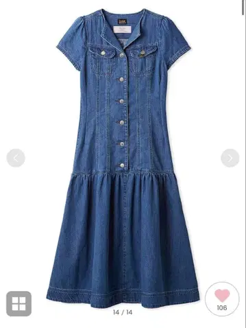 [ CELFORDxLee ] 데님 원피스