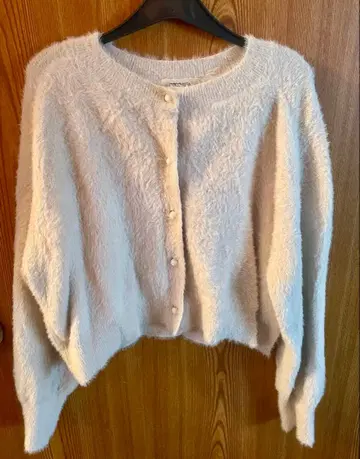 코코딜 페더 니트 가디건