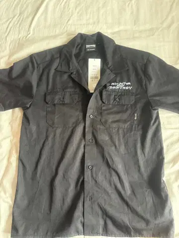 THRASHER 반팔 셔츠 블랙 S