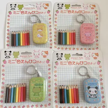 노호혼 파크 키링 색연필 묶음 판매 헤이세이 레트로