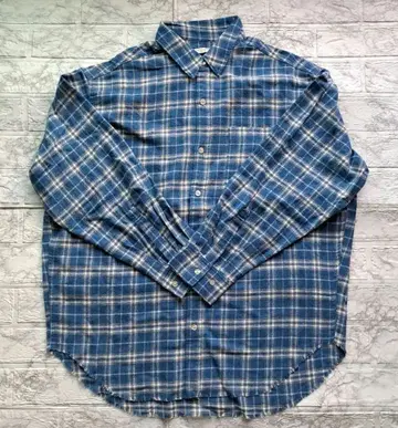 새상품 FREAKS STORE 데미지 체크 셔츠 플란넬 셔츠