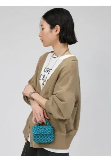 바빌론 81BRANCA 맨투맨 가디건 카키