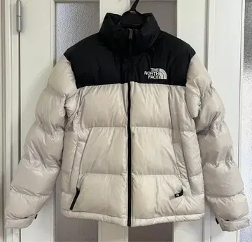 THE NORTH FACE 눕시 M 다운 자켓 블랙/화이트