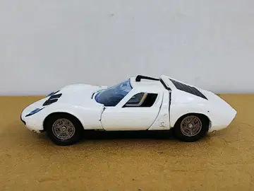 사쿠라 슈퍼카 1/43 람보르기니 미우라 화이트 다이캐스트제 미니카