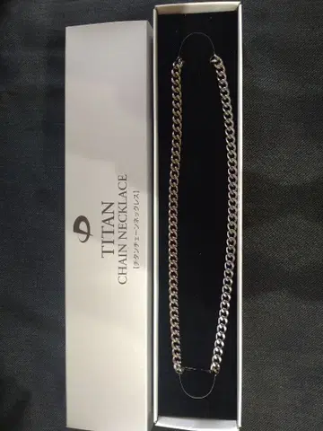 phiten 티타늄 체인 목걸이 65cm