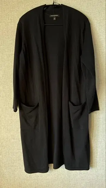 [ 미사용 새상품 ] BANANA REPUBLIC 블랙 롱 가디건 M