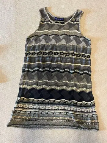 M&쿄코 슬리브리스 튜닉 그레이 계열