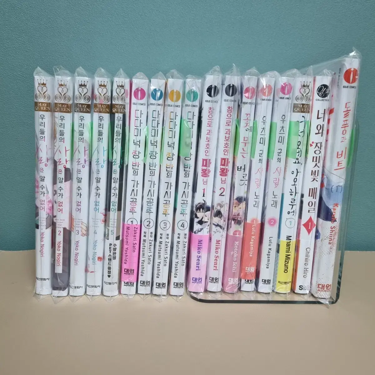 Japanese shojo manga, sold individually by title