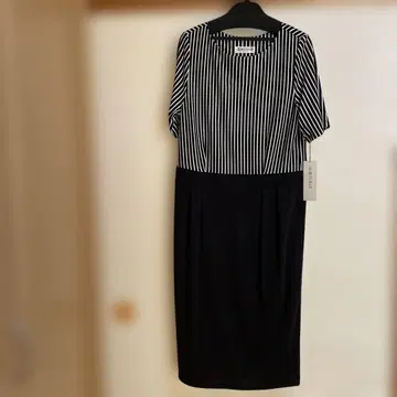 GEORGES RECH 스트라이프 반팔 원피스