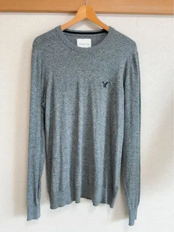 새상품 미착용 AMERICAN EAGLE 크루넥 니트 US M 그레이