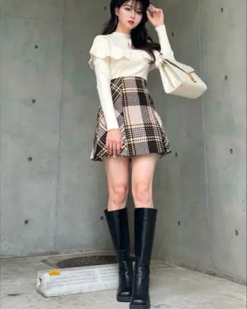 SNIDEL Sustainable2way 케이프 니트 풀오버 프리