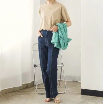 한치 데님 팬츠