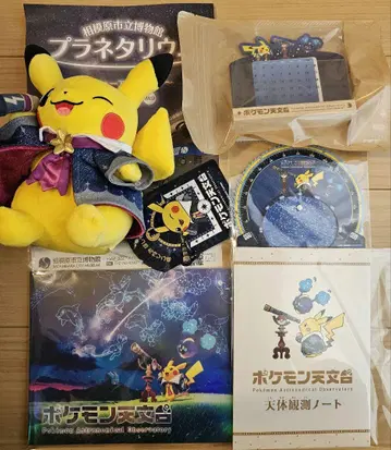 포켓몬 천문대 피카츄 봉제 인형 세트