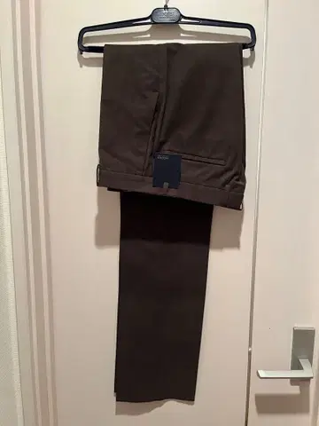 INCOTEX 브라운 슬랙스 사이즈 44