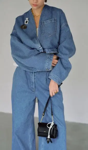 chieko+ denim TEDDY