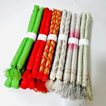 [ 미사용 거의 미사용 ] 순수 실크 허리띠 마루구케 6