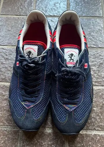 PATRICK 스니커즈 네이비/레드 38