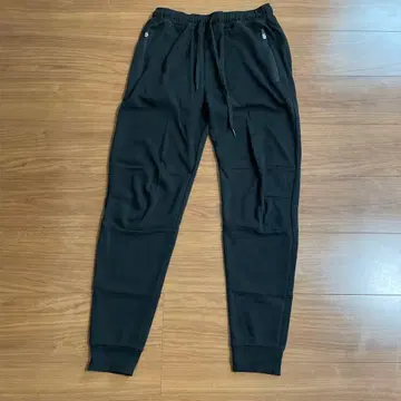 ZIP FIVE 블랙 조거 팬츠 맨투맨