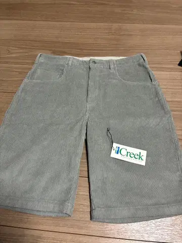 Creek 코듀로이 숏팬츠 L 그레이