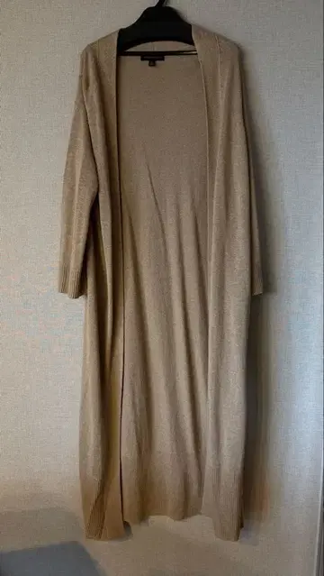 BANANA REPUBLIC 베이지 롱 가디건 S