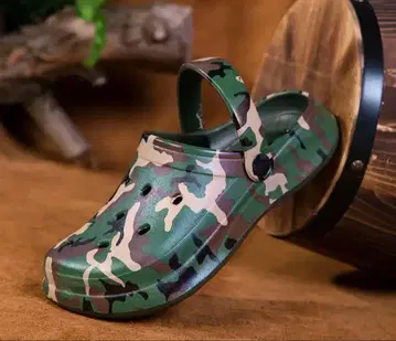 30.5cm 빅 사이즈 카모플라쥬 클로그 샌들