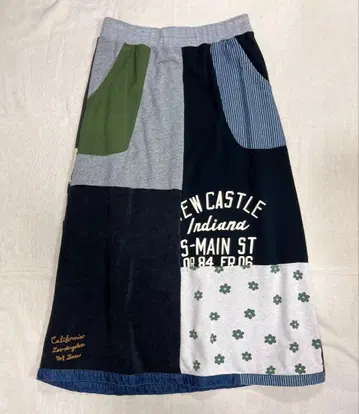 라임 잉크 스커트