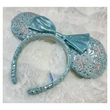 디즈니 스카이블루 스팽글 헤어밴드 겨울왕국