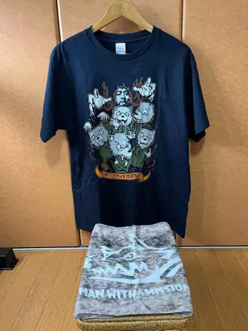 MAN WITH A MISSION 라이브T L 사이즈 & 라이브 타월
