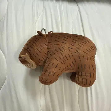 곰 모양 봉제 인형 (지퍼 포함)