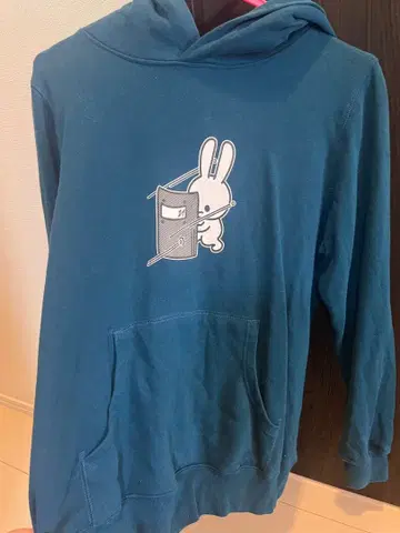 CUNE 후드티 블루그린 Web 한정 상품 M 사이즈